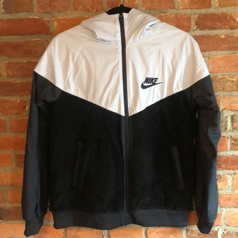 Nike Sherpa/Nylon Jacket